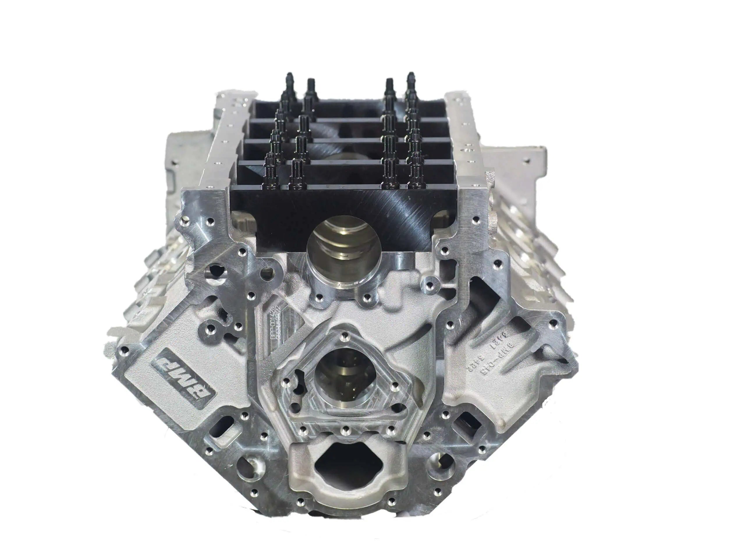 Bill Mitchell Products BMP 086515 – Aluminum Engine Block Chevy LS Block 9.240 Deck, 4.115 Bore, Billet Caps